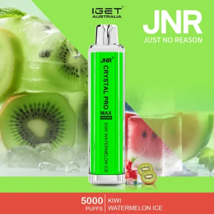 JNR CRYSTAL PRO MAX – KIWI WATERMELON ICE- 5000 PUFFS