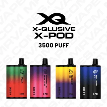 X-QLUSIVE X-POD – 3800 PUFFS – 50 PACK