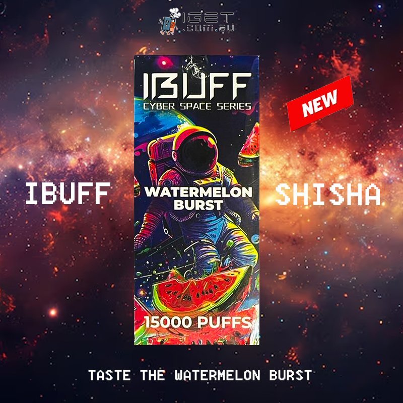 IBUFF SHISHA – WATERMELON BURST – 15000 PUFFS