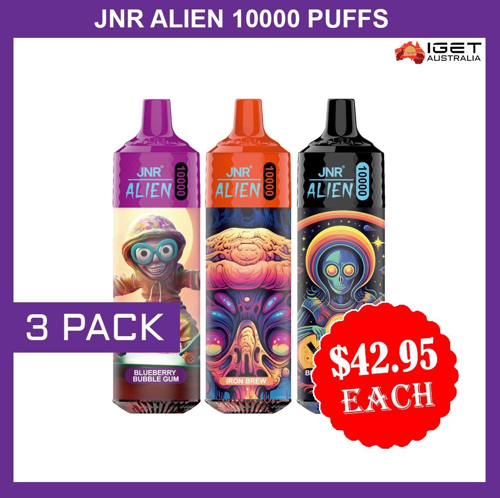 JNR ALIEN 10000 PUFFS – 3 PACK