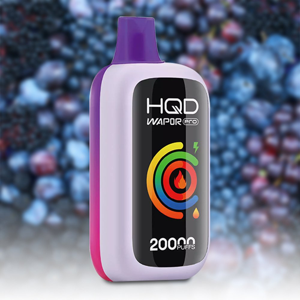 HQD Cuvie Slick 20000 Puffs Blueberry Raspberry Grape